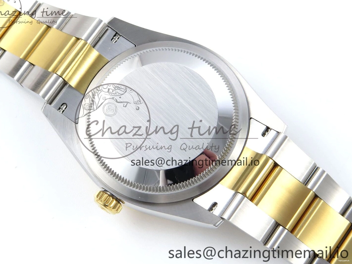 126233 Edition YG Dial 36 A3235 Bracelet on YG Best Leaf SS Stick Oyster DateJust EWEF 0505